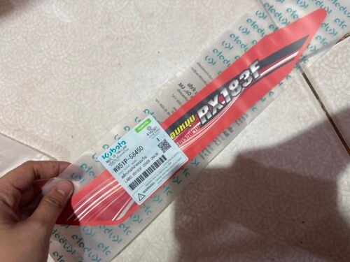 สติ๊กเกอร์จอบหมุน โรตารี่รถแทรกเตอร์คูโบต้า รุ่น RX183  w951p-58450 photo review